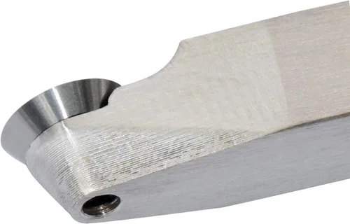 Vista 4 de Herramienta de torneado de madera con punta de carburo R12, acabado de herramienta de torno de madera de carburo hecho de acero inoxidable