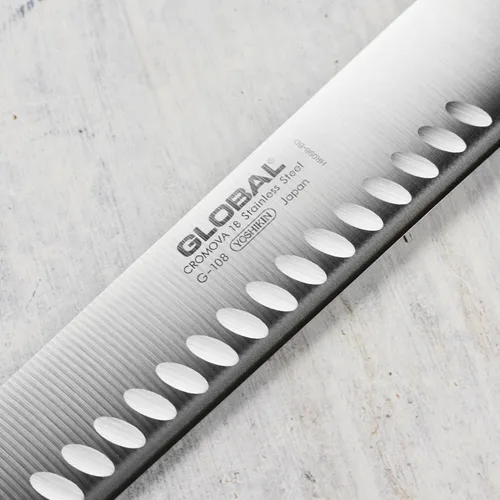 Vista 5 de Global Model X Cuchillo de corte de pechuga de 12 pulgadas, fabricado en Japón