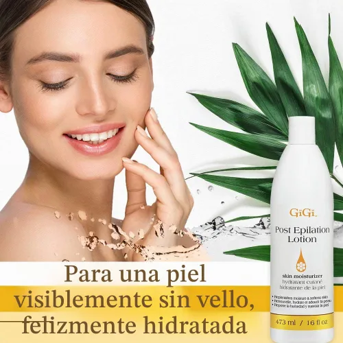 Vista 3 de GiGi Loción post depilación - Tratamiento calmante después de la cera, cuidado hidratante posterior a la depilación, suavizante hidratante
