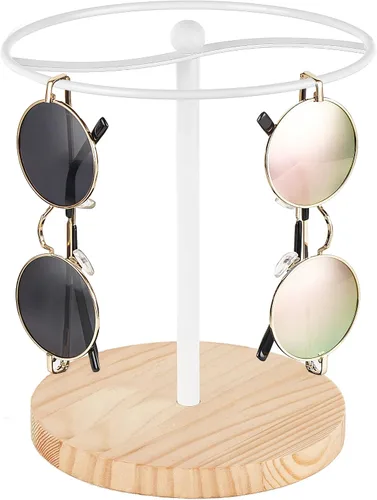 Vista 8 de Mkono Sunglasses Organizer Glasses Holder Stand Sunglass Storage Display Eyeglasses Rack for up to 12 Pairs of Eyewear Glasses for Table Dresser