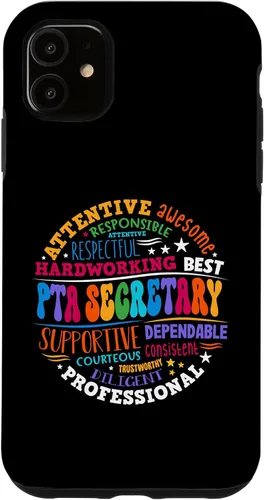 Vista 8 de iPhone 16 Parents Teacher Association Team Supporter PTA Secretary Case