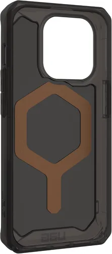 Vista 8 de URBAN ARMOR GEAR UAG - Funda compatible con iPhone 15 Pro de 6.1 pulgadas, color negro/bronce con imán integrado compatible con carga MagSafe