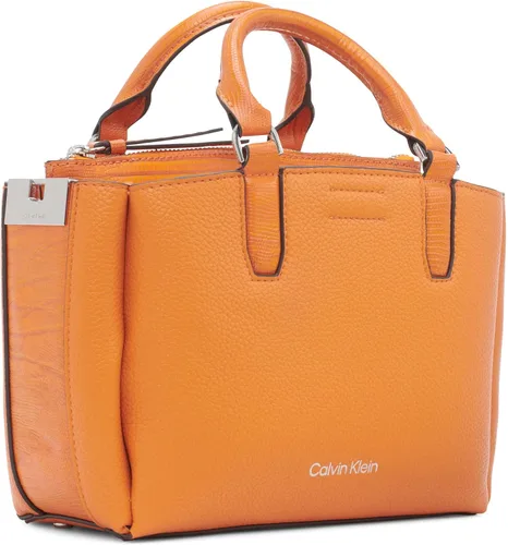 Vista 5 de Calvin Klein Rita 2 en 1 - Mini bolsa cruzada organizacional, naranja llama, Flame Orange