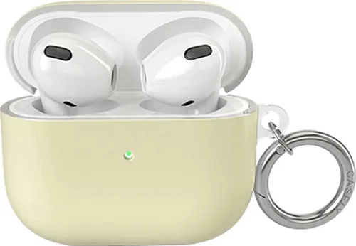 Vista 7 de Casely Funda compatible con AirPods 3 All Smiles Funda para AirPods con adhesivo de cara sonriente