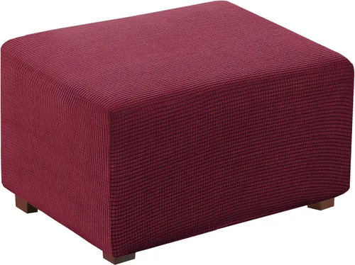 Vista 9 de Flamingo P Funda otomana elástica cuadrada, protector de muebles, protector de muebles plegable, protector de muebles, funda suave con parte