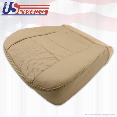 Vista 8 de 2001 para Ford F250 F350 Lariat Driver & Passenger Bottom Fundas de asiento de cuero TAN