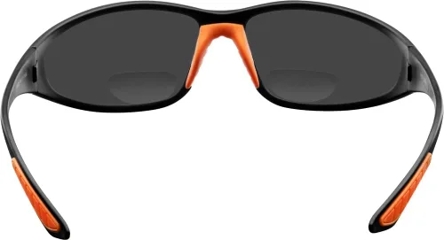 Vista 5 de Ironwear 3030 Bradford Series - Gafas de seguridad resistentes a los arañazos con protección UV (negro/gris, 2.5)