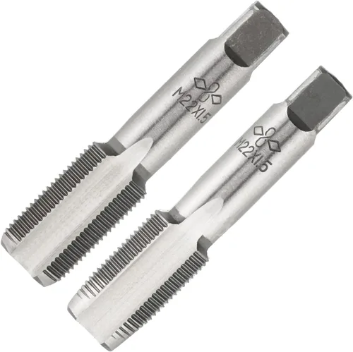 Vista 14 de M2 X 0.4 Mano métrica de grifo, mano derecha M2 X 0.016 in roscado mano grifo 1 par M2 X 0.4 Hand Tap 1Pair, Made of Alloy Tool Steel, Includes a