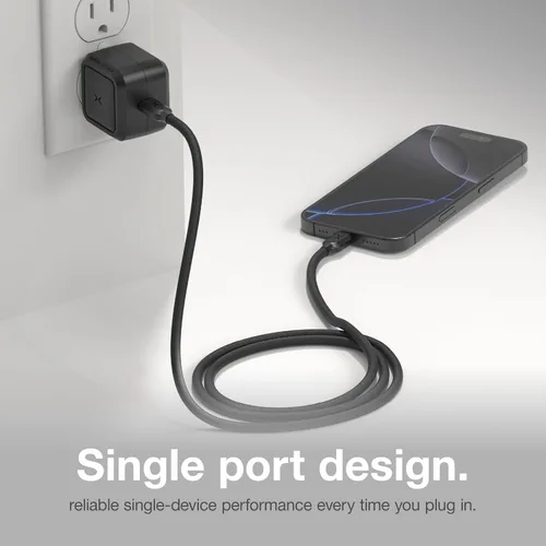 Vista 4 de NOCO XGrid X30 - Bloque de cargador de pared USB-C GaN de 30 W con entrega de energía (paquete de 6)