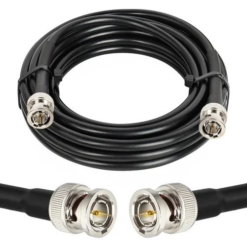 Vista 18 de XRDS -RF Cable SDI de 1 pie, cable de video digital macho BNC 75 ohmios RG59 BNC Cables soporta HD-SDI/3G/6G-SDI/4K/8K (2PCS)