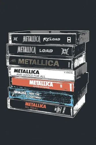 Vista 2 de Rock Off Metallica 'Cassette' (negro)