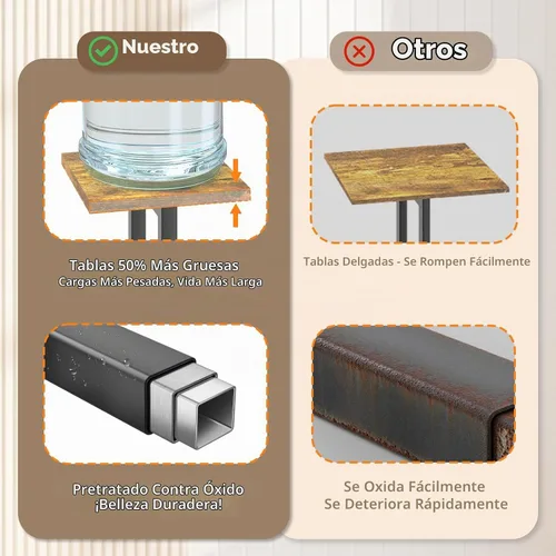 Vista 3 de LASZOLA Soporte de Madera de 4 Niveles en Negro para Plantas de Interior, Resistente y de Gran Capacidad, Estante de Flores Vertical de Múltiples