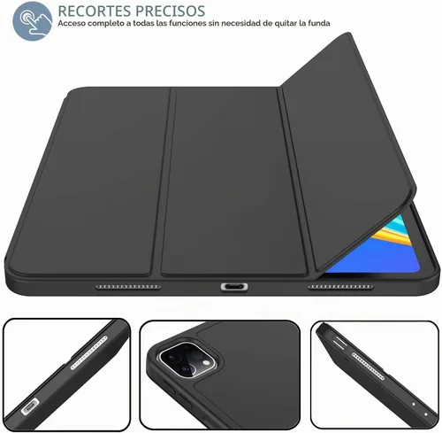 Vista 5 de Funda para iPad Pro de 12.9 pulgadas 2022/2021/2020 (6ª/5ª/4ª generación) con soporte para lápiz