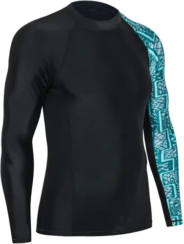 Vista 2 de HUGE SPORTS Manga larga con protección solar UV UPF 50+ para hombre