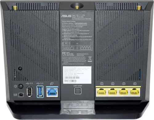 Vista 5 de T-Mobile (AC-1900) ASUS AC1900 router de Gibabit con doble banda, AiProtection con Trend Micro para seguridad de red completa