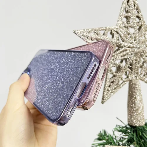 Vista 16 de Funda compatible con iPhone 11 Pro con purpurina, de lujo, linda, flexible, cubierta chapada, protección de cámara, a prueba de golpes, funda