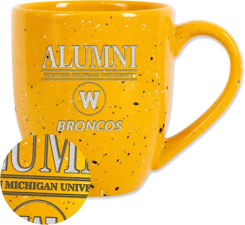 Vista 38 de Rico Industries NCAA Illinois Fighting Illini Alumni - Taza de café de cerámica moteada grabada con láser de 16 onzas