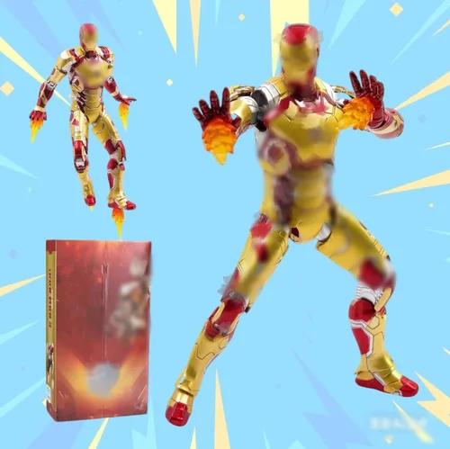 Vista 12 de LonullyMege MK1Ironman Figura de Acción - 7 Pulgadas Deluxe Painting Colección Exquisita Modelo Mark