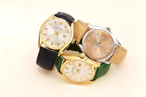 Vista 6 de August Steiner AS8221 - Reloj radiante para mujer, con ventana de fecha, correa de piel auténtica en relieve de cocodrilo