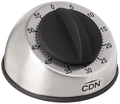 Vista 5 de CDN Temporizador Mecánico Compacto de 60 Minutos - Negro, Negro