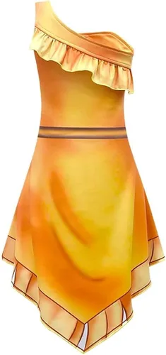 Vista 2 de Dressy Daisy Disfraz de princesa india de Halloween con collar para niñas pequeñas