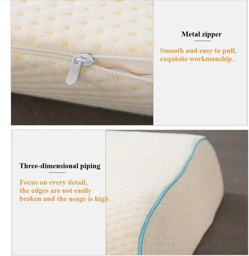 Vista 4 de Trendy Moon - Almohada arqueada de espuma viscoelástica para parejas, almohada arqueada con espuma viscoelástica de rebote lento para descansar
