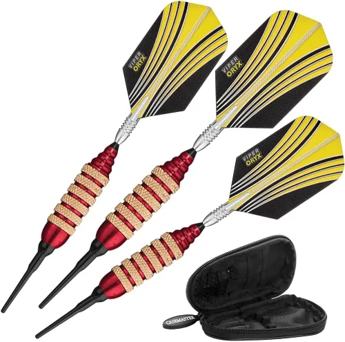Vista 15 de Viper Spinning Bee Dardos de Punta Suave con Estuche de Almacenamiento/Viaje Casemaster, 16 Gramos