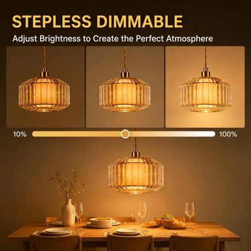 Vista 2 de ZECOXOL Lámpara colgante enchufable Fuente de alimentación enchufable, iluminación interior Ámbar-vidrio-capa única
