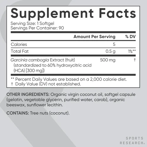Vista 5 de Pure Garcinia Cambogia Extracto con 65% HCA; fabricado en EE. UU.; garantía de devolución de dinero., 1