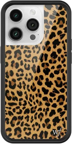 Vista 53 de Wildflower Carcasas – Compatible con iPhone 14 Pro Protector negro parachoques, certificado de prueba de caída de 6.5 pies, propiedad de mujeres