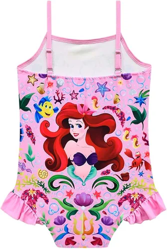 Vista 3 de Trajes de baño de princesa sirena para niñas 3-10 años