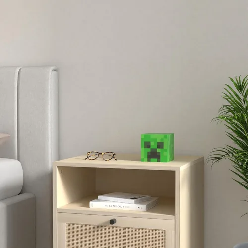 Vista 2 de Minecraft Creeper - Lámpara LED para el estado de ánimo, iluminación de estado de ánimo, funciona con pilas, lámpara de estado de ánimo