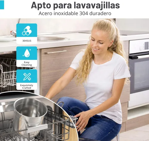 Vista 6 de Livatro Humidificador de acero inoxidable, humidificador de niebla cálida de 3 L, fácil de limpiar con humidificador de vapor caliente