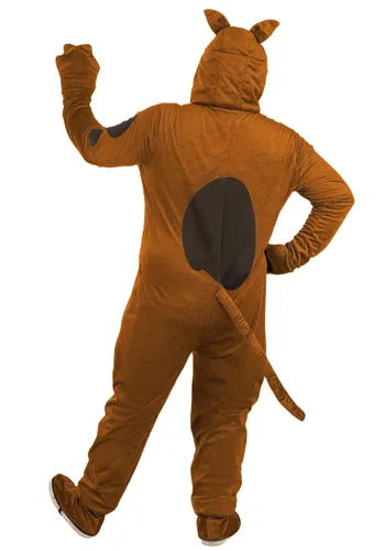 Vista 2 de Disfraz Plus Size Deluxe de Scooby Doo para Adultos Multicolor