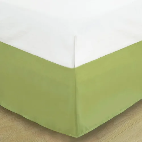 Vista 9 de Chezmoi Collection Bengal - Juego de edredón bordado de bambú de 7 piezas, tamaño matrimonial, ropa de cama de microfibra de hierba de bambú verde