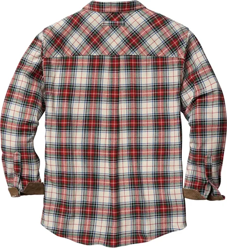 Vista 3 de Legendary Whitetails Camisa de franela de manga larga con botones para hombre, 100% algodón