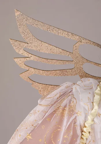 Vista 4 de Disfraz de Ángel Estrella Dorada Talla Plus para Mujer Multicolor