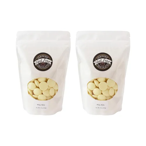Vista 10 de Vermont Nut Free Chocolates Melts (Dark) 16 onzas, 2 bolsas, sin nueces, sin huevos, Kosher