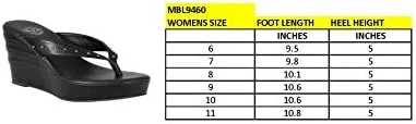 Vista 3 de Milwaukee Performance sandalias de mujer con tacón de cuña con tachas