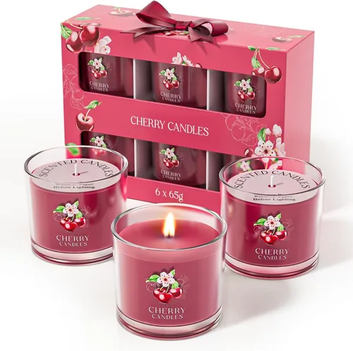 Vista 12 de CHILLFLAME Velas perfumadas de regalo para mujer, juego de regalo de velas para ella, 6 velas votivas perfumadas, regalos de cumpleaños