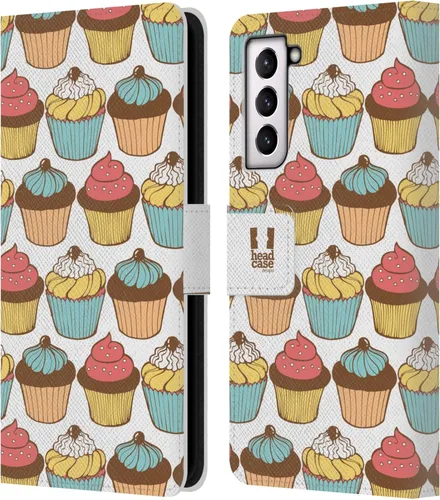 Vista 58 de Head Case Designs Assortment Cupcakes Happiness Leather Wallet Case Compatible with Samsung Galaxy A07 4G Surtido