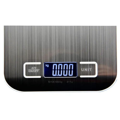 Vista 5 de Báscula de cocina de acero inoxidable Balanza electrónica Báscula digital de alimentos para cocinar con unidad de medición de pesaje de precisión