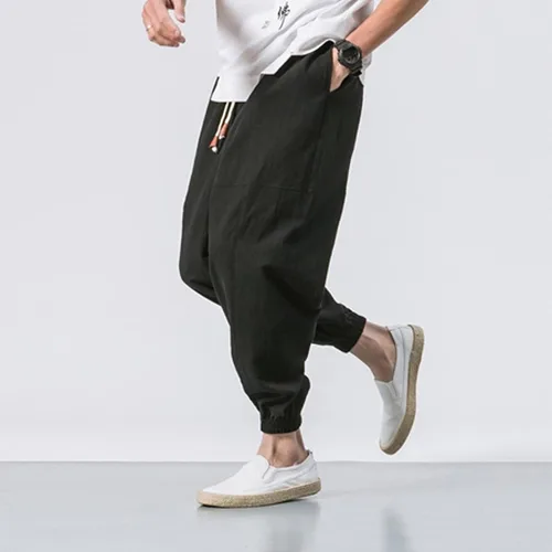 Vista 54 de Pantalones deportivos para hombre, pantalones de otoño e invierno y sólidos para hombres y hombres, cómodos con múltiples bolsillos