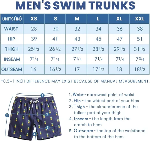 Vista 6 de maamgic Mens Quick Dry Stretch Short Boardshorts Flamingo Swim Trunks