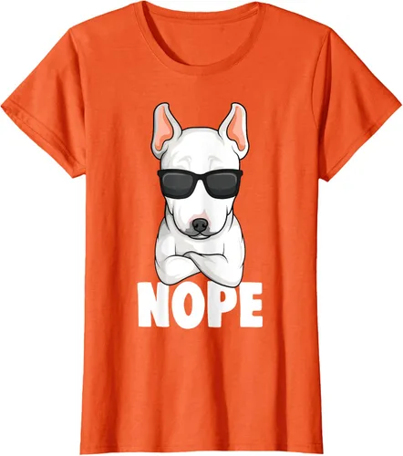 Vista 44 de Camiseta de perro Bull Terrier para niños y mujeres, Negro