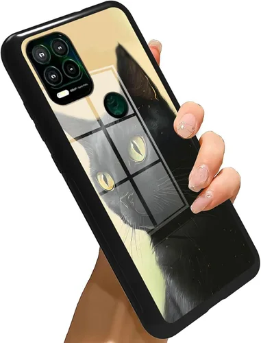 Vista 8 de Funda para Motorola Moto G Stylus 5G 2021 de vidrio templado, funda negra con diseño de mujer negra africana para mujeres y hombres, antiarañazos, a