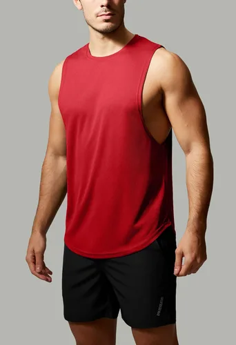 Vista 4 de GYM REVOLUTION Paquete de 5 camisetas sin mangas de entrenamiento para hombre
