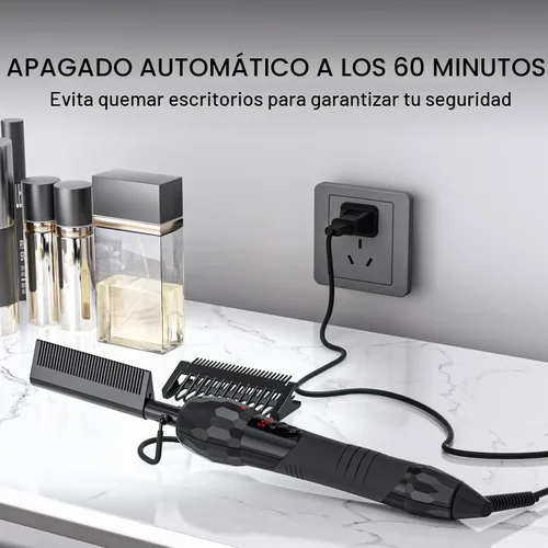 Vista 3 de 180°F-500°F alisador eléctrico de peine caliente para pelucas de encaje