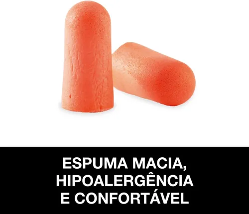 Vista 2 de 3M 1100 tapones para los oídos de espuma sin cable, naranja
