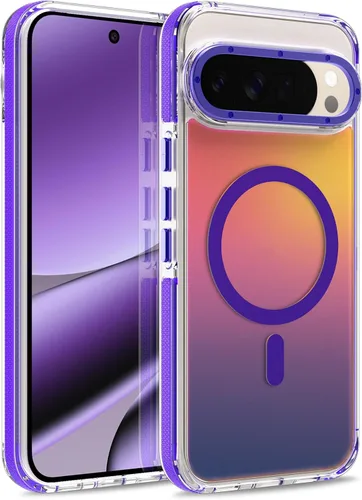 Vista 24 de Funda magnética para Google Pixel 10 Pro XL, fluorescente, color negro